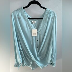 Ana NWT Blue blouse XXL